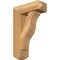 Ekena Millwork Funston Craftsman Rough Sawn Bracket w/ Offset Brace, Western Red Cedar, 6"W x 16"D x 24"H BKT0604X16X24FST04RWR - alternate 1